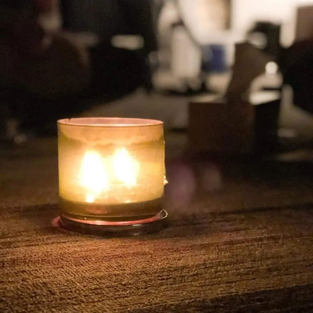 Candle lit birth stories event